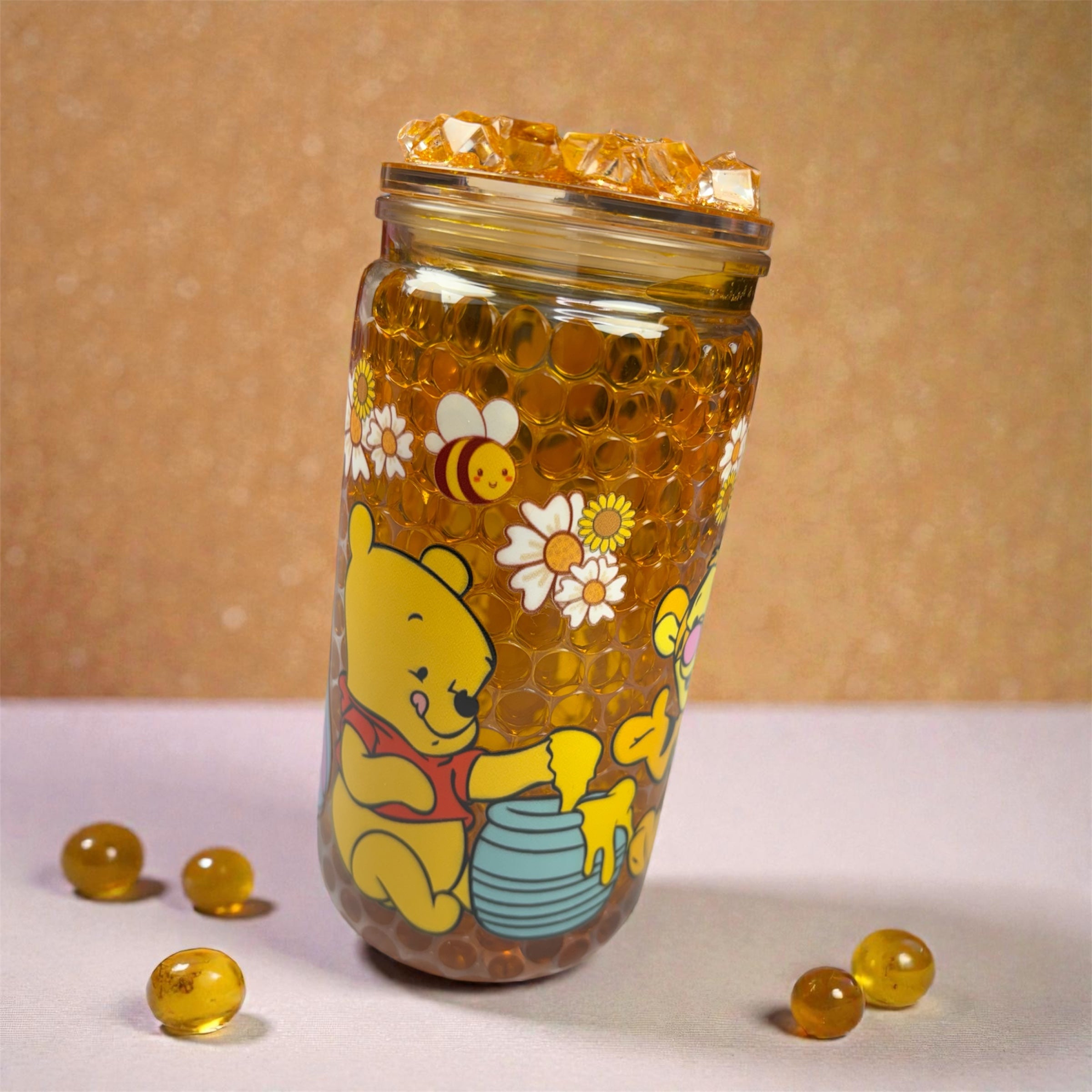 Snow globe cup panal